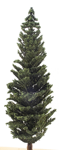 Dollhouse miniature CONIFER TREE ON SPIKE, 10 INCHES
